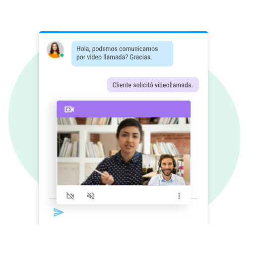 Chat-to-video call