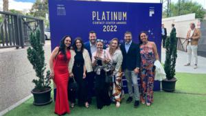 inConcert is awarded at the Platinum Contact Center Awards